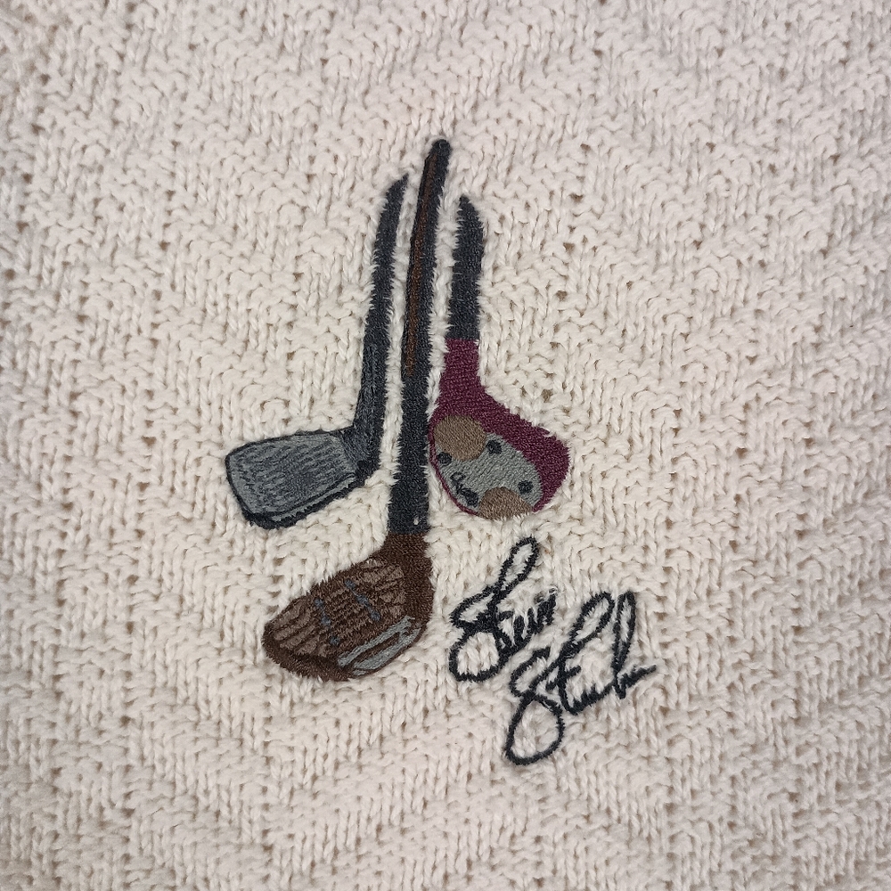 Steve‎ Stricker XL Fairway Sport Golf Vest Sweater Men Ivory - Picture 4 of 15
